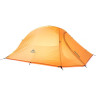 Палатка NATUREHIKE CLOUD UP II 210T NH17T001-T 6927595730584 двухместная с ковриком оранжевая